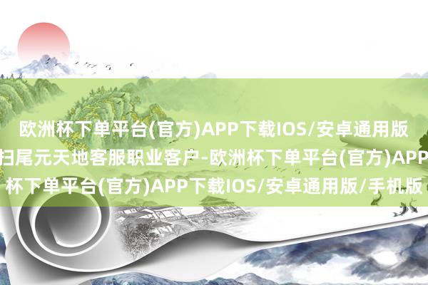 欧洲杯下单平台(官方)APP下载IOS/安卓通用版/手机版通过元天地时代扫尾元天地客服职业客户-欧洲杯下单平台(官方)APP下载IOS/安卓通用版/手机版