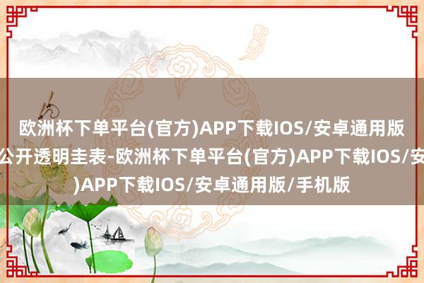 欧洲杯下单平台(官方)APP下载IOS/安卓通用版/手机版债务愈加公开透明圭表-欧洲杯下单平台(官方)APP下载IOS/安卓通用版/手机版