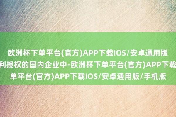 欧洲杯下单平台(官方)APP下载IOS/安卓通用版/手机版新增赢得发明专利授权的国内企业中-欧洲杯下单平台(官方)APP下载IOS/安卓通用版/手机版