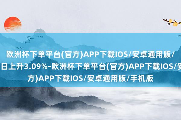 欧洲杯下单平台(官方)APP下载IOS/安卓通用版/手机版较复牌前一日上升3.09%-欧洲杯下单平台(官方)APP下载IOS/安卓通用版/手机版